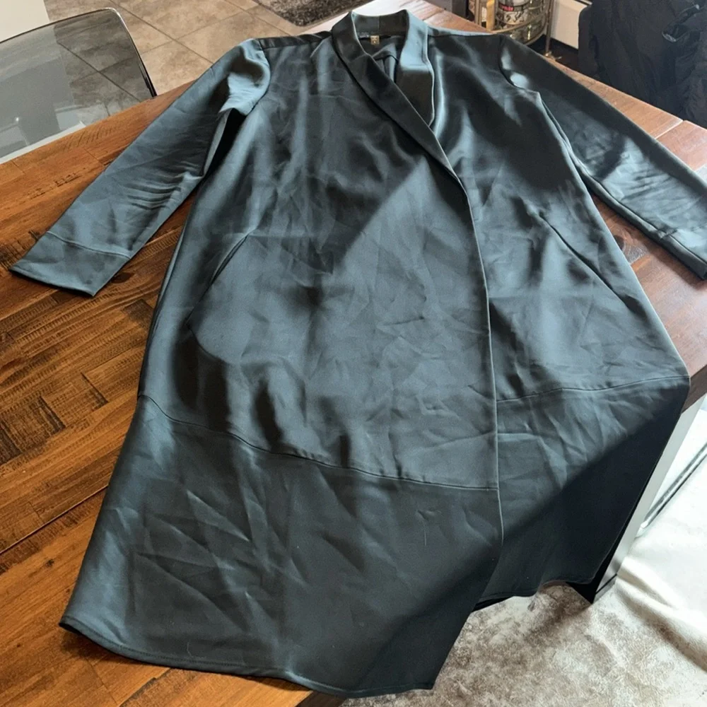 AYR Satin Robe Jacket - Picture 2 of 14